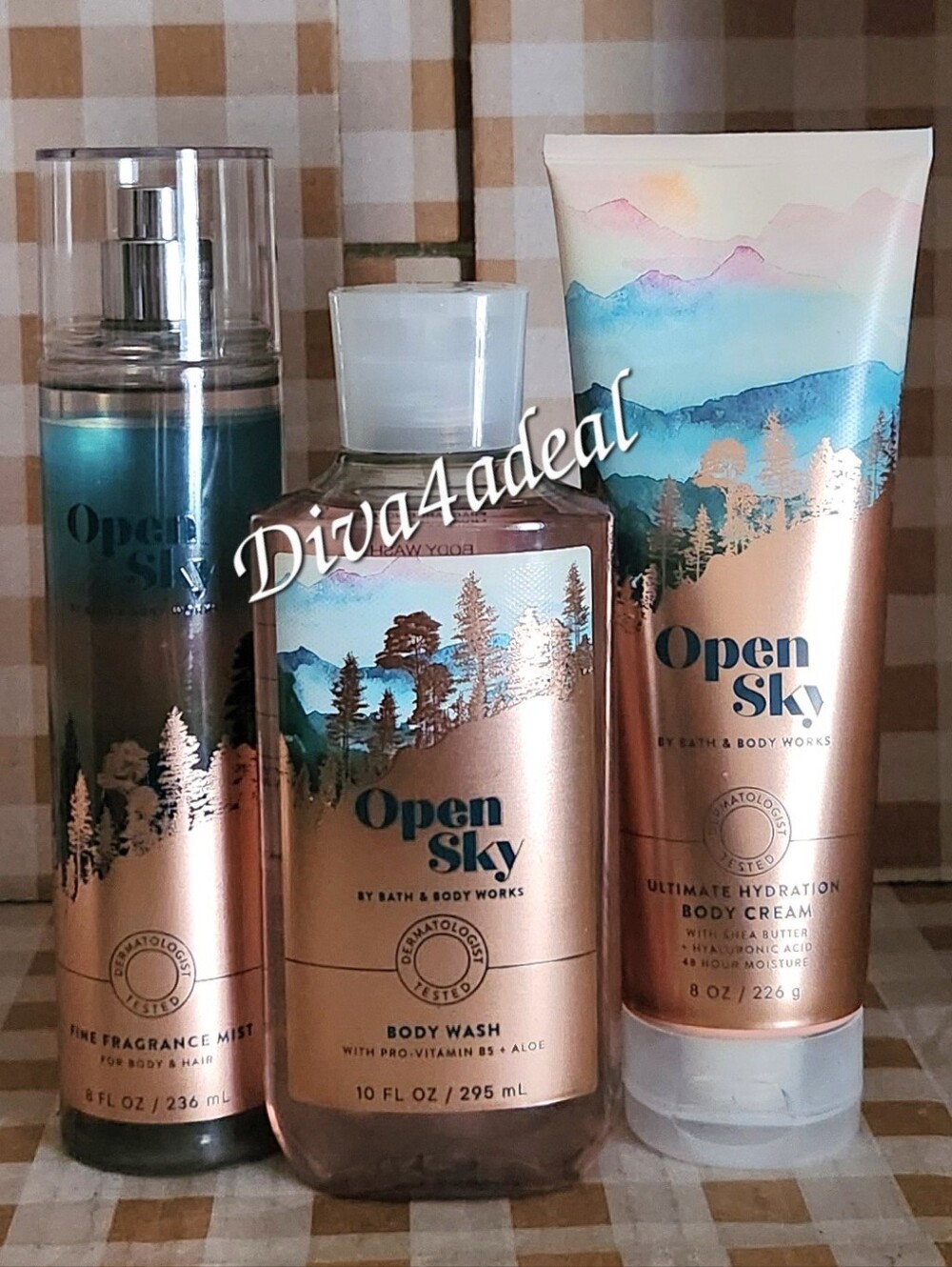 Bath & Body Works OPEN SKY 3PC Collection Set